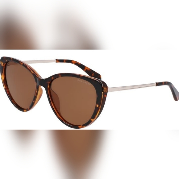 Cole Haan Polarized  Brown Tortoise Sunglasses main image 4